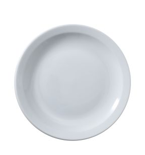 Assiette plate rond blanc porcelaine Ø 24,5 cm Optima Vaisselle