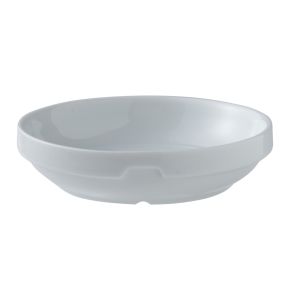 Assiette plate rond blanc porcelaine Ø 13 cm Cafett Pro.mundi