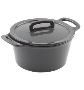 Cocotte rond gris grès émaillé Ø 14 cm Bistronome Pro.mundi