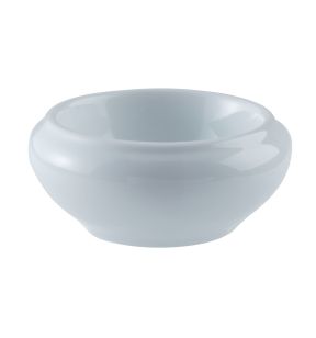 Botervlootje rond wit porselein 3.5 Ø 7.5 Pro.mundi