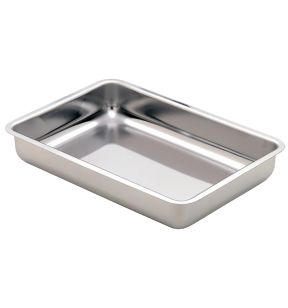 Ovenschotel rechthoekig grijs 18/10 37