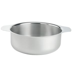 Soepterrine rond grijs 18/10 Ø 22
