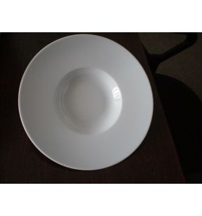 Assiette extra creuse rond blanc porcelaine Ø 27 cm Roma