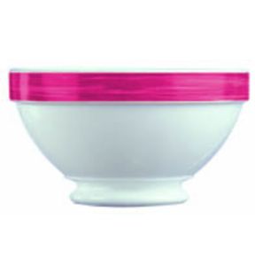 Bol rond rouge verre opal 51 cl Ø 13 cm Brush Arcoroc