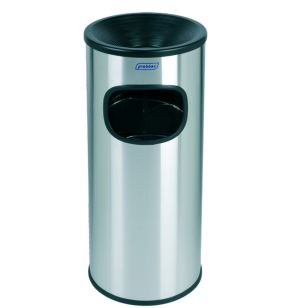 Borne cendrier inox 18/0 25x25x65 cm Probbax