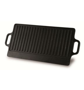 Plancha rectangulaire fonte d'acier 42x23 cm