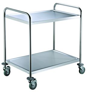 Dienstwagen inox 2 niveaus xx92.5 80 kg Pro.cooker