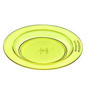 Diep bord rond geel copolyester Ø 18 Vaisselle Copolyester Saint Romain
