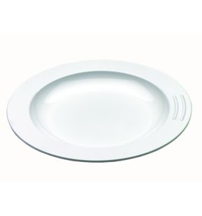 Diep bord rond wit copolyester Ø 18 Vaisselle Copolyester Saint Romain