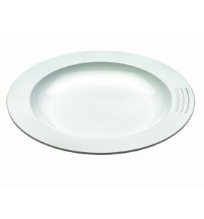 Diep bord rond wit copolyester Ø 23 Vaisselle Copolyester Saint Romain