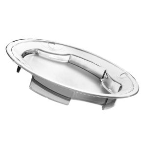 Plat bord rond wit copolyester Ø 23.5 Vaisselle Copolyester Saint Romain