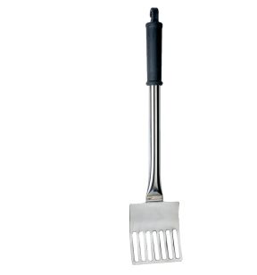 Bereidingsschep 80 inox not serrated opengewerkt plastic Ustensile Collectivite Saint Romain