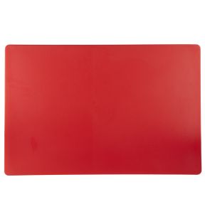Snijplank polyethyleen hoge dichtheid (pehd) rood x32.5 GN 1/1 without laughs reversible Pro.cooker