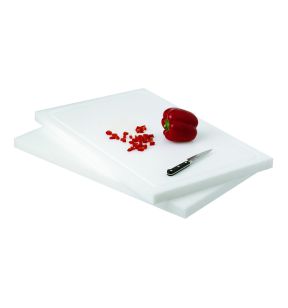 Snijplank polyethyleen hoge dichtheid (pehd) wit x40 Pâtissier with laughs not reversible Pro.cooker