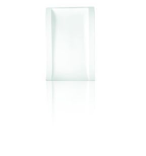 Plat bord rechthoekig ivoorkleurig verglaasd x25 New Wave Villeroy & Boch