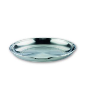 Schotel voor zeevruchten rond grijs inox Ø 42 Lacor