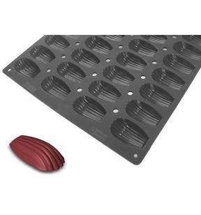 Plaat voor 44 madeleines silicone Pâtissier xx1.8 Moulflex Pro De Buyer