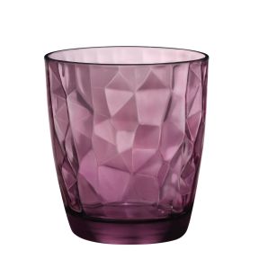 Beker paars glas 30.5 cl Diamond Bormioli Rocco