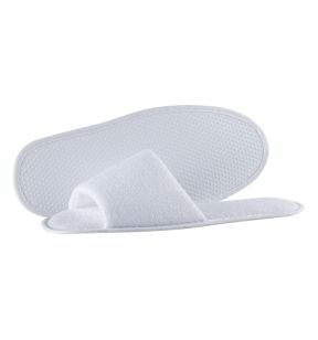 Chaussons bout ouvert blanc 43 Essentials Collection (100 pièces)