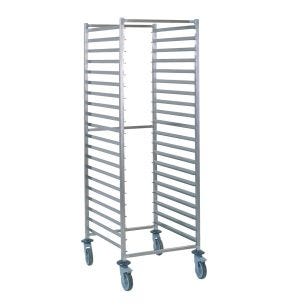 Wagen inox lengte GN 2/1 17 niveaus Tournus