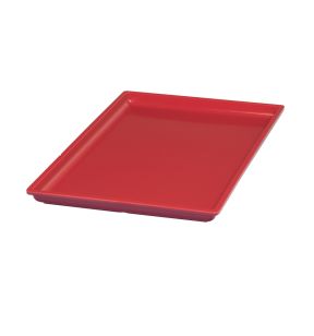 Bac rectangulaire rouge mélamine 53 cm Vestah Platex