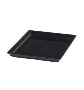 Bac rectangulaire noir mélamine 32,5 cm Vestah Platex