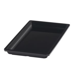 Bac noir mélamine 32,5 cm Vestah Platex