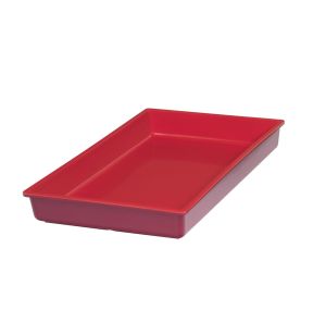 Bac rouge mélamine 53 cm Vestah Platex