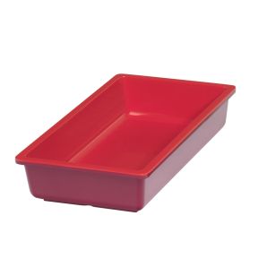 Bac rouge mélamine 32,5 cm Vestah Platex
