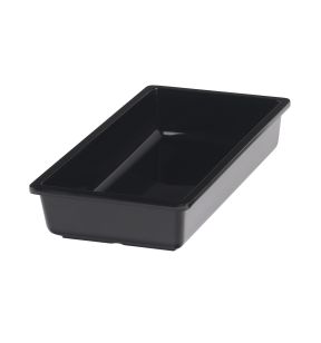 Bac noir mélamine 32,5 cm Vestah Platex