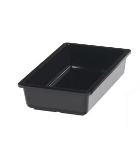 Bac noir mélamine 26,5 cm Vestah Platex
