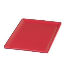 Plat GN1/3 rouge mélamine 32,5 cm Vestah Platex
