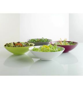 Saladier rond vert mélamine Ø 26 cm Vestah Platex