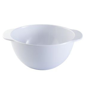 Kom met oren rond wit melamine 35 cl Ø 12.5 Platex