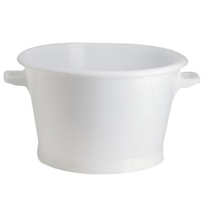 Bak rond wit plastic Gilac