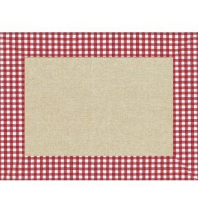 Placemat rood papier x40 Cogir (400 eenheden)