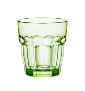 Gobelet forme basse vert verre trempé 27 cl Rock Bar Bormioli Rocco