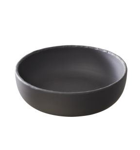 Diep randloos bord rond grijs culinair Ø 17 Basalt Revol