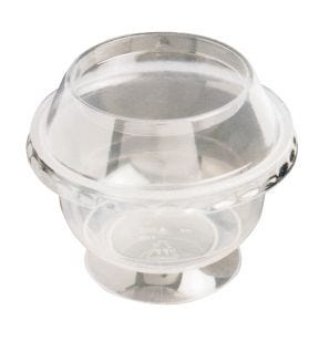 Couvercle coupe à dessert 20CL rond transparent Ø 10 cm 1,24 cm Servipack Alphaform (50 pièces)