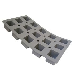 Plaat 15 mini blokjes silicone GN 1/3 xx3.5 Elastomoule De Buyer