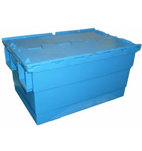 Bak voor borden With cover blauw plastic xx31.5 55 L vaste bodem volle wanden Gilac