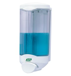 Distributeur de savon blanc 24,5x11x9,9 cm Jvd