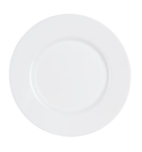 Assiette plate rond blanc verre opal Ø 19 cm Everyday Luminarc