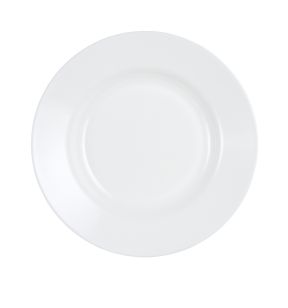 Assiette creuse rond blanc verre opal Ø 22 cm Everyday Luminarc