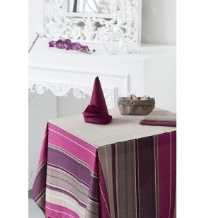 Place mat rechthoekig wit polyester Linelys Sonolys