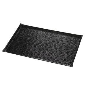 Plat de présentation rectangulaire noir acrylique 60 cm Pap Glace Platex