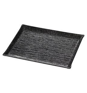 Plat de présentation rectangulaire noir acrylique 40 cm Pap Glace Platex