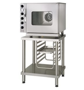 Four à convection 6 plateaux gn 1/1 gris 7300 W