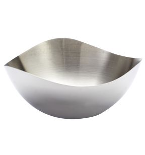 Corbeille rond argent inox Ø 14 cm 5 cm Hypinox Pro.mundi