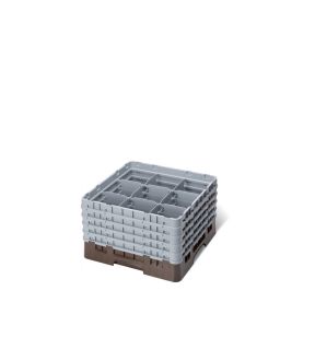 Vaatmand 9 compartimenten xx30.8 14.8 25.8 Camrack Cambro